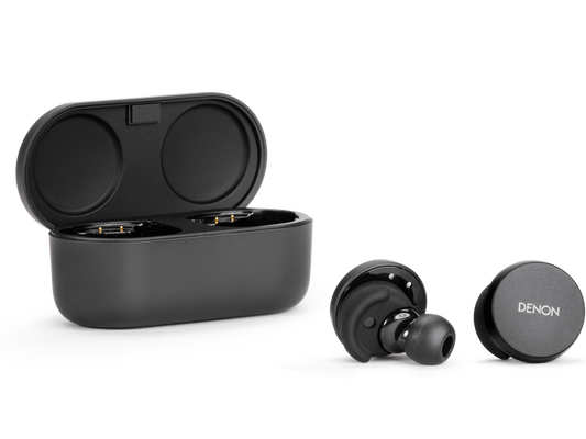 Denon PerL Wireless Earbuds - Black