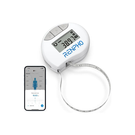 RENPHO Smart Tape Measure BLE Lithium Button