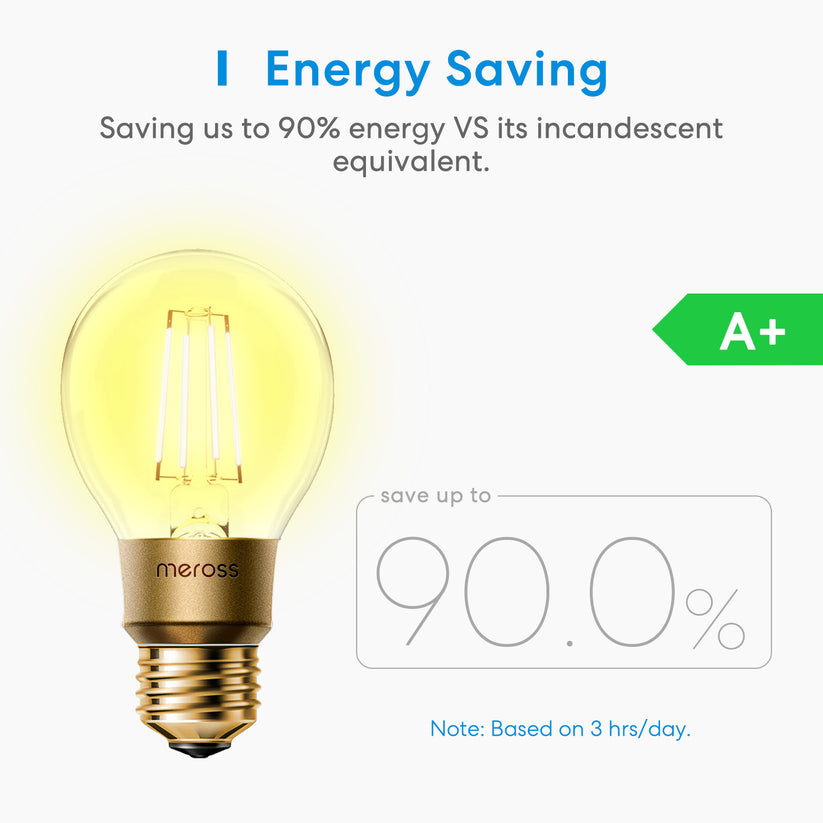 Meross Smart Wi-Fi LED Bulb with Dimmable Light