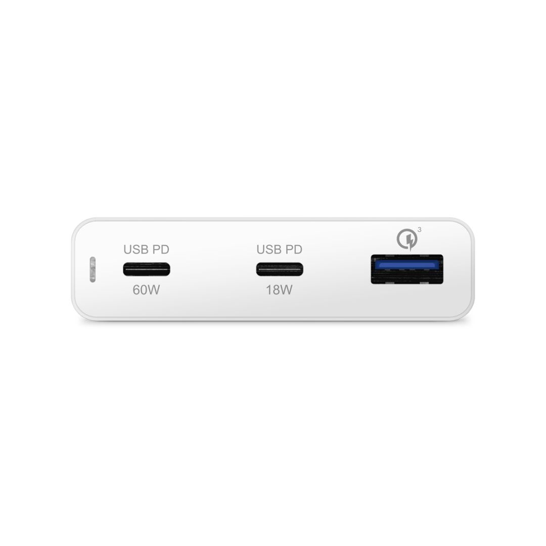 Epico 60W & 18W PD Charger - White