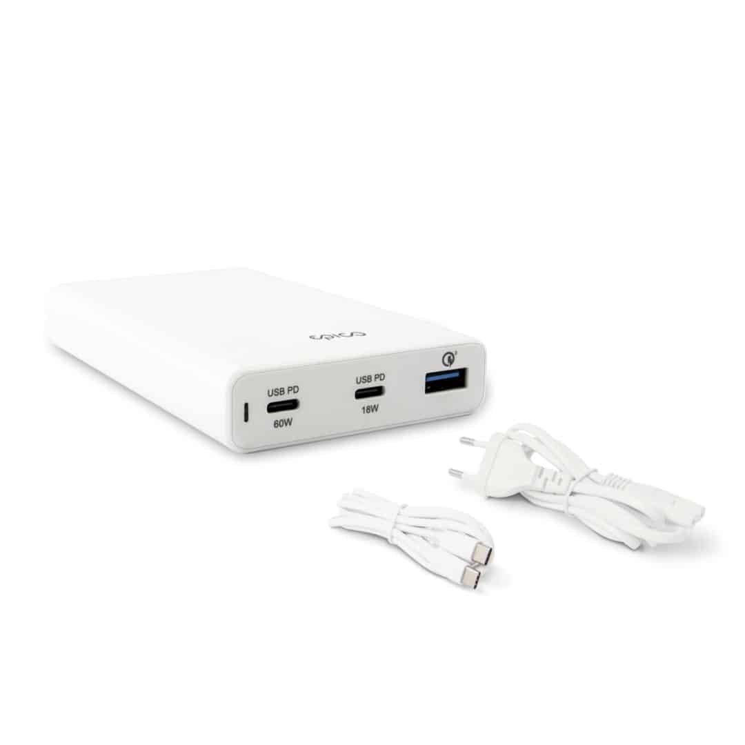 Epico 60W & 18W PD Charger - White