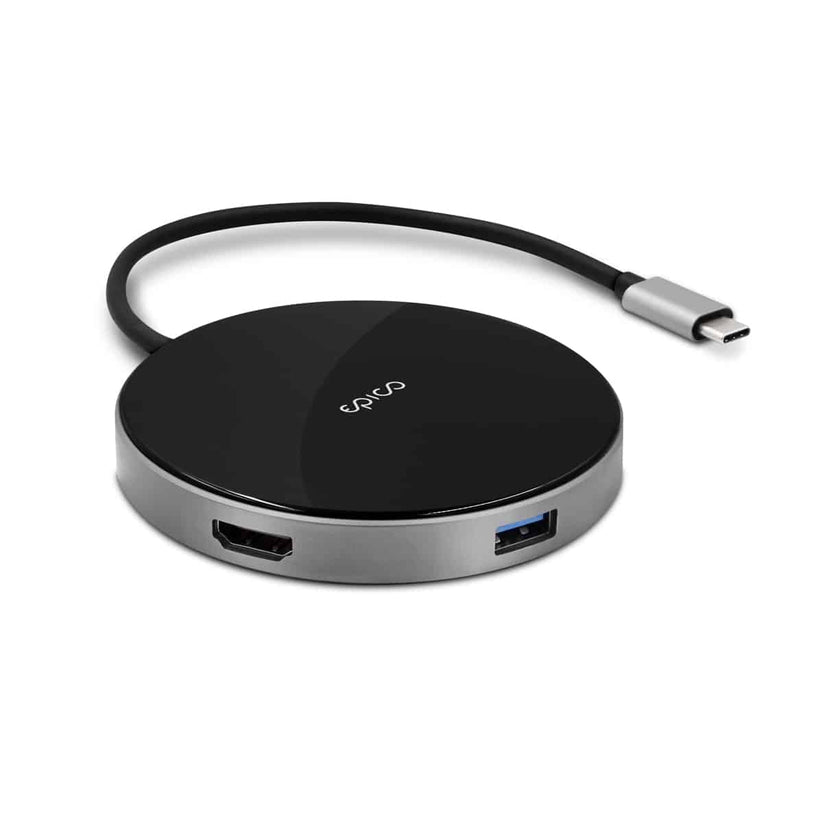 Epico Wireless Charging Hub in Black