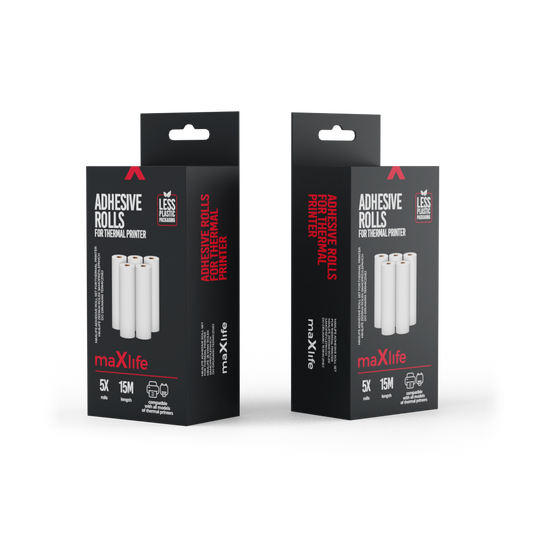 Maxlife roll set for thermal printer