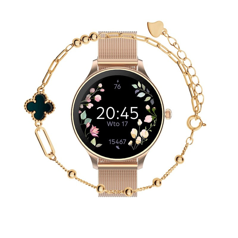 Forever Smartwatch SB-306 Velora Rosegold with Verona Bracelet