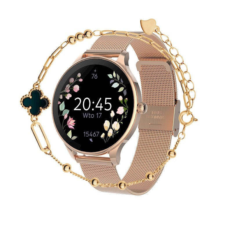 Forever Smartwatch SB-306 Velora Rosegold with Verona Bracelet