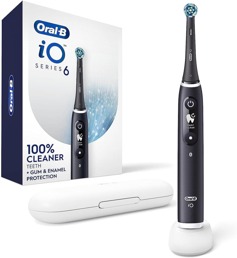 Oral B iO S6 Rech Electric Toothbrush Magnetic Black Lava