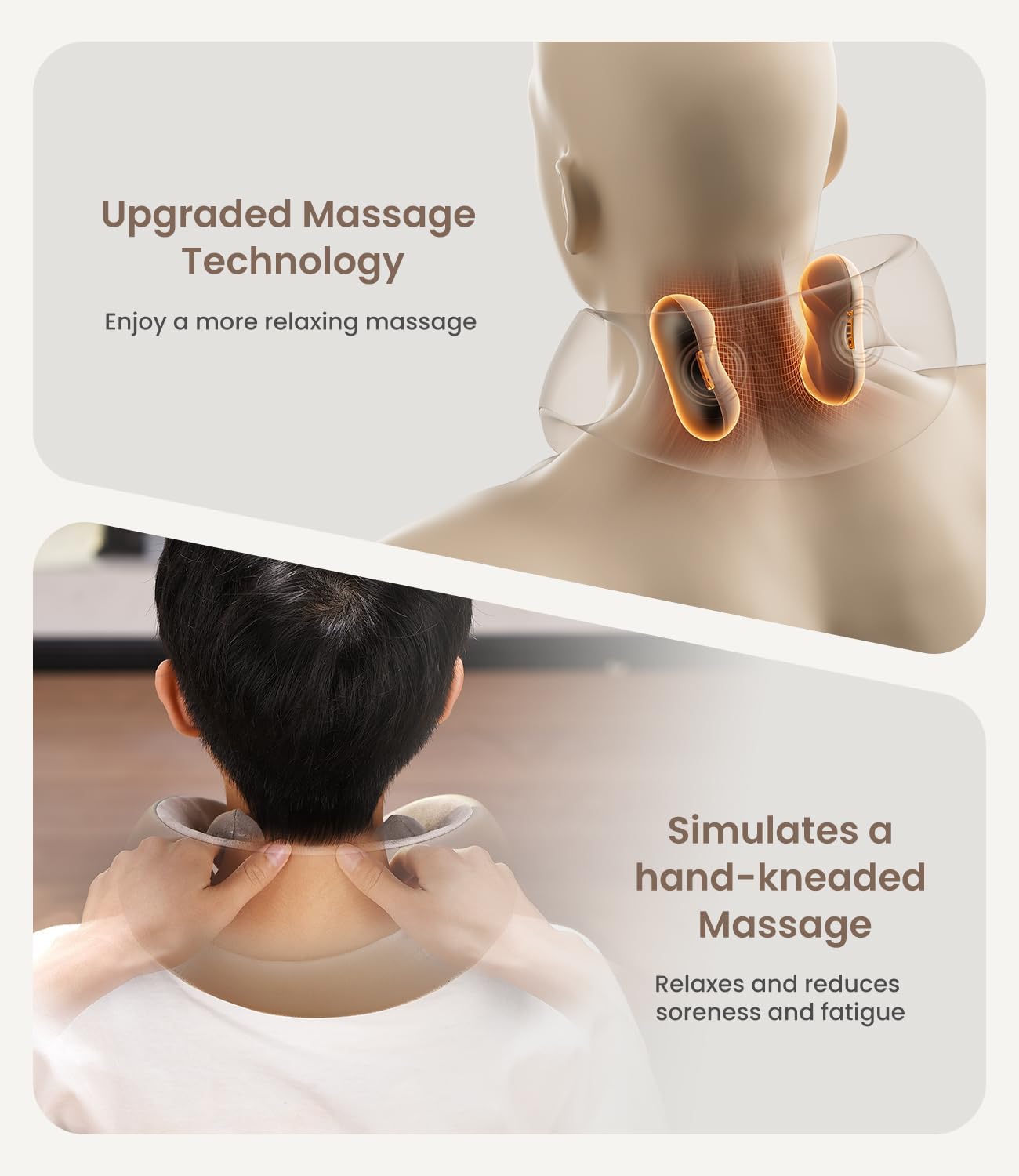 Renpho Cordless Neck Massager with Heat