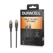 Duracell Toughened USB Cable USB-C to USB-C
