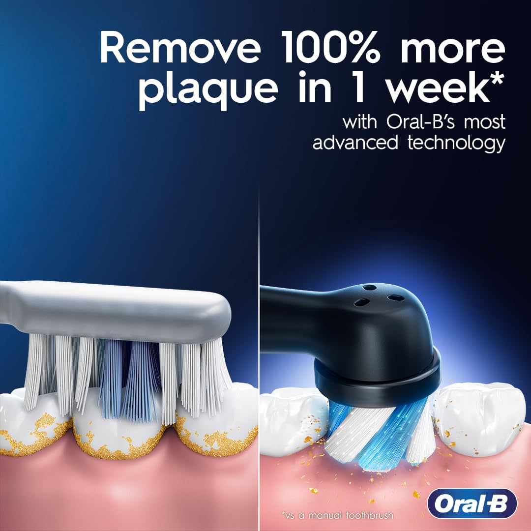 Oral B iO S6 Rech Electric Toothbrush Magnetic Black Lava