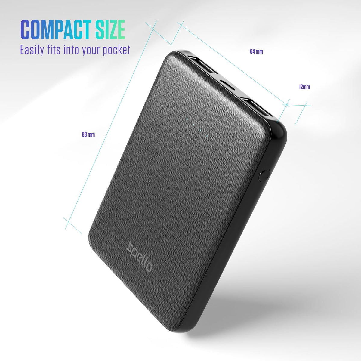 Spello Pocket Power Bank - 5000mAh