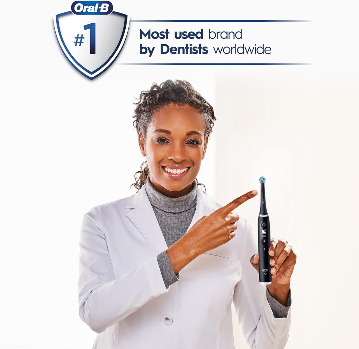 Oral B iO S6 Rech Electric Toothbrush Magnetic Black Lava