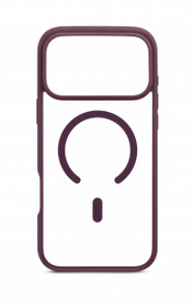 Aiino JumpRugged case with magnet for iPhone 18 Pro Burgundy