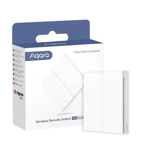 Aqara Wireless Remote SWitch H1 (Double Rocker, White)