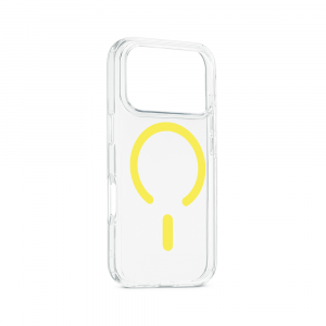 Aiino Frozen Case with magnet for iPhone 18 Pro Yellow