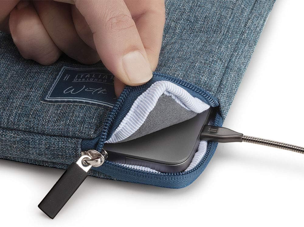 Aiino Stark Sleeve MacBook Neo, Pro 14, Air & Pro 13 - Peacock Blue