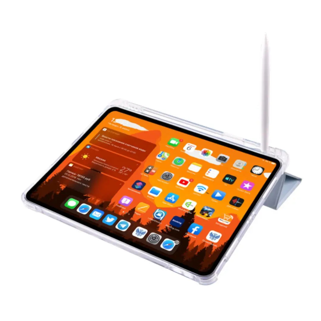 DEVIA Cool Series case for iPad PRO 11"  (2024) with pencil slot - Blue