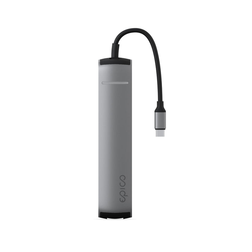 Epico 6in1 Slim Hub 8K with USB-C Connector