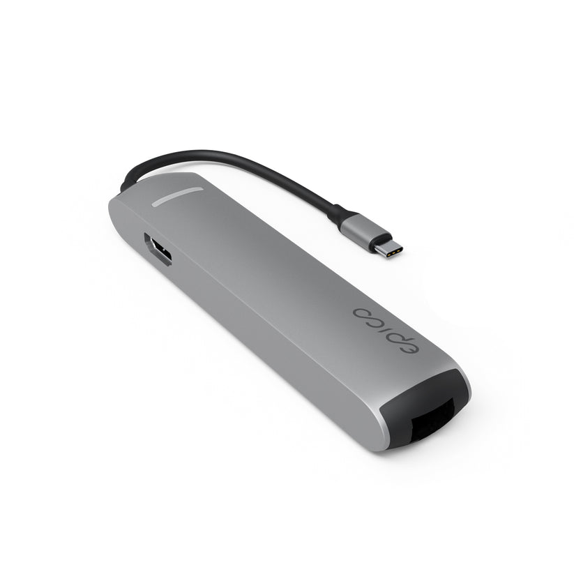 Epico 6in1 Slim Hub 8K with USB-C Connector