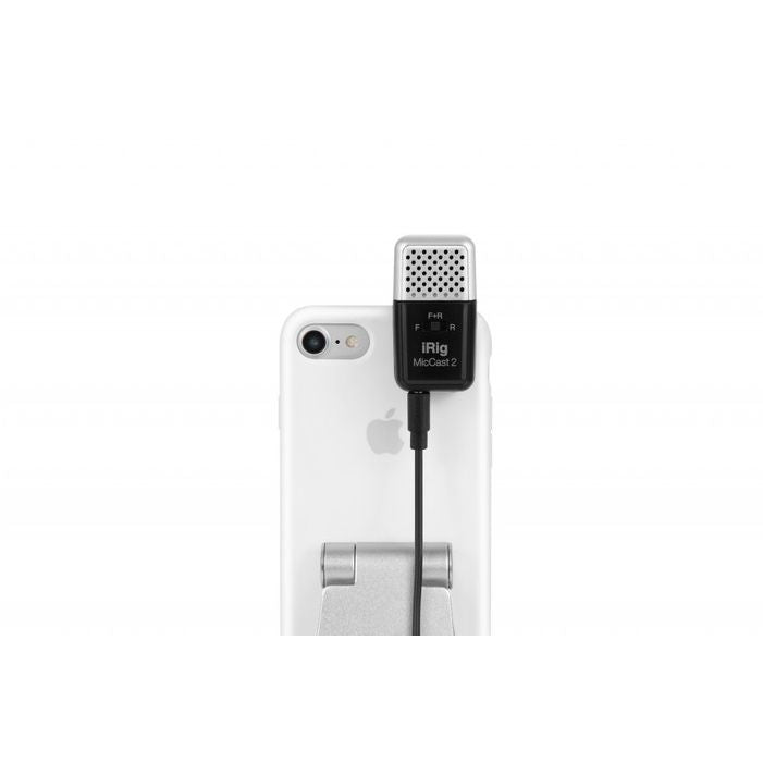 IK Multimedia iRig Mic Cast 2 ultra-compact analog microphone for iOS/Android