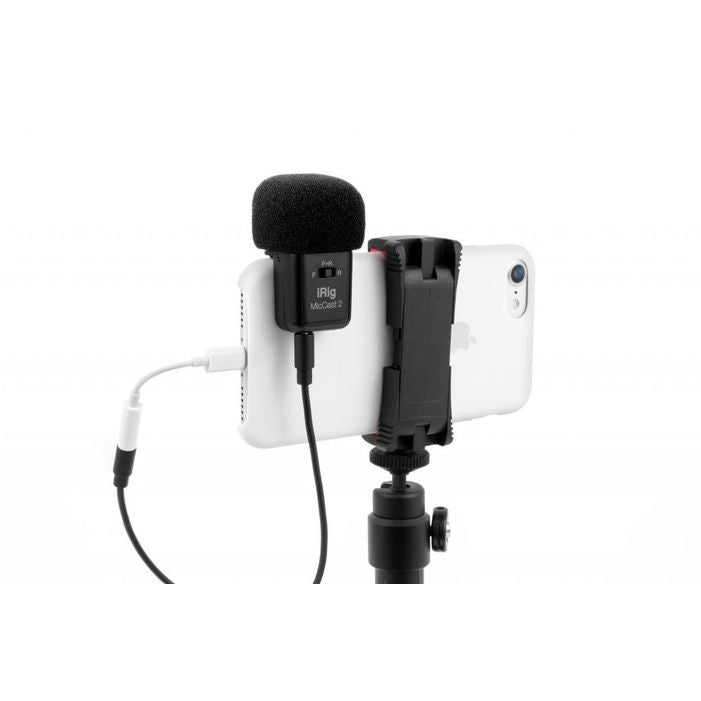 IK Multimedia iRig Mic Cast 2 ultra-compact analog microphone for iOS/Android