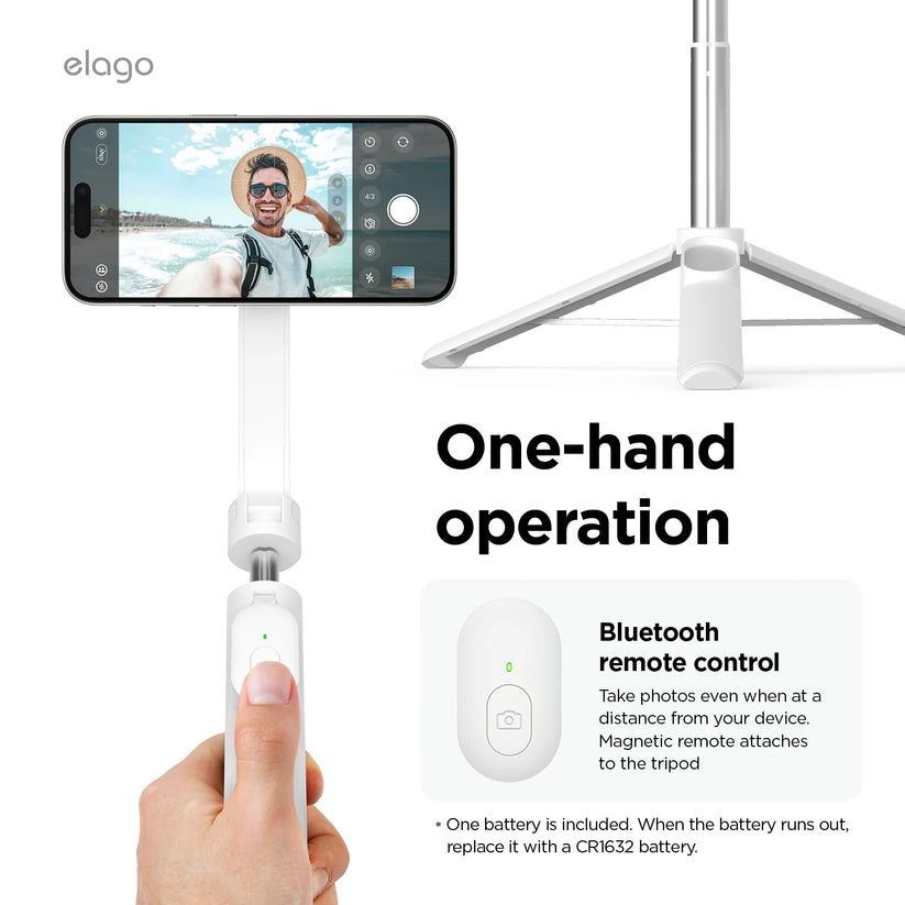 ELAGO MagSafe Bluetooth Selfie Stick/Tripod