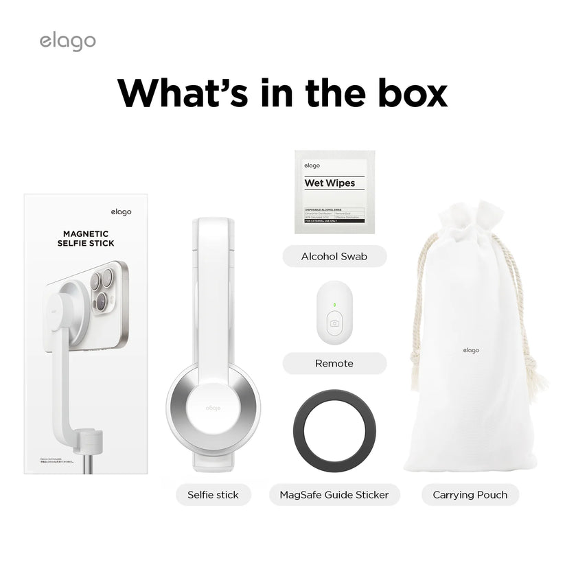 ELAGO MagSafe Bluetooth Selfie Stick/Tripod