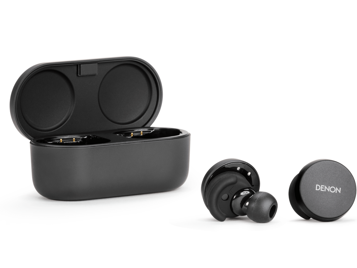 Denon PerL Wireless Earbuds - Black