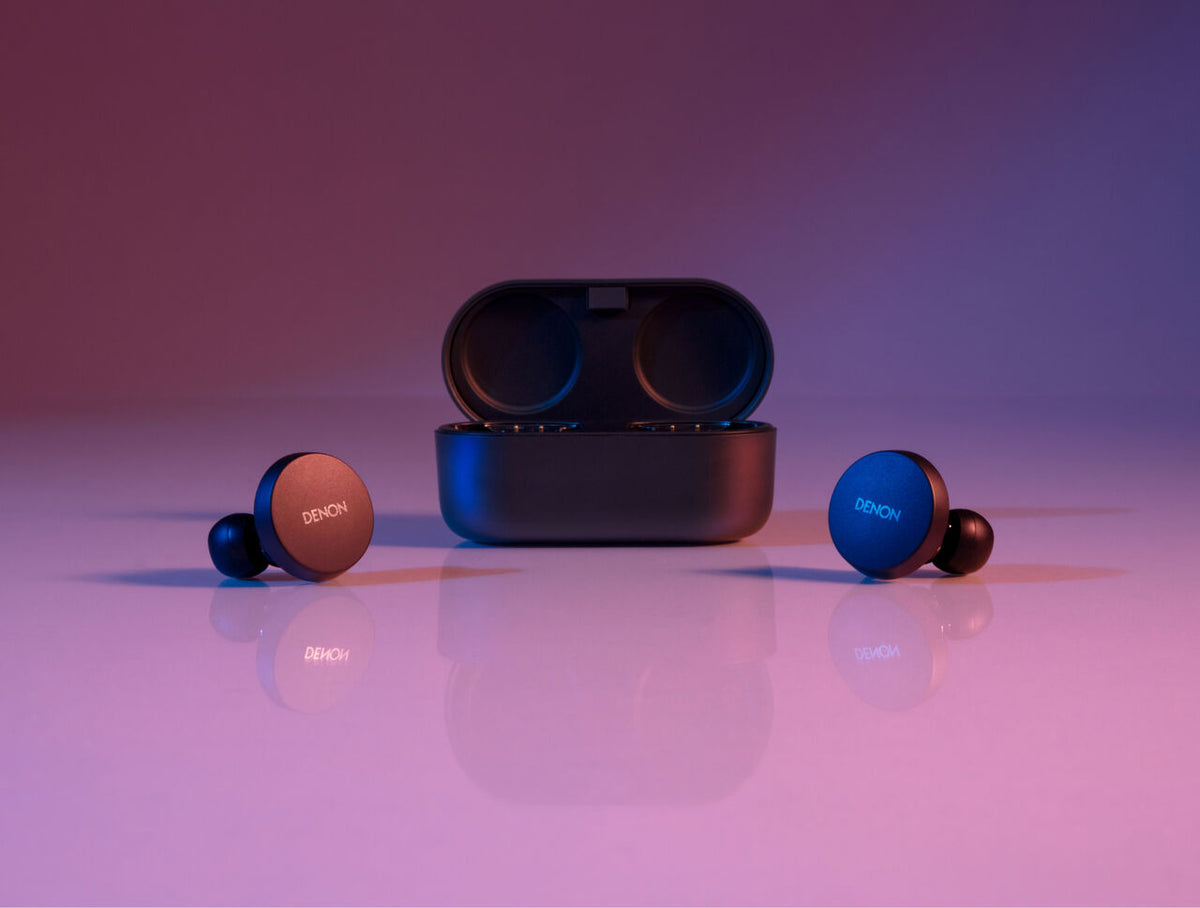 Denon PerL Wireless Earbuds - Black