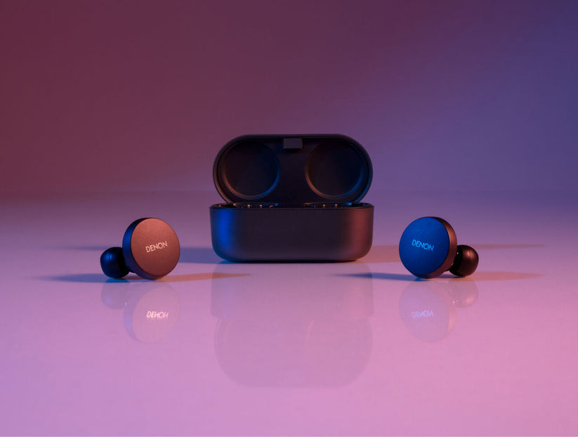 Denon PerL Wireless Earbuds - Black