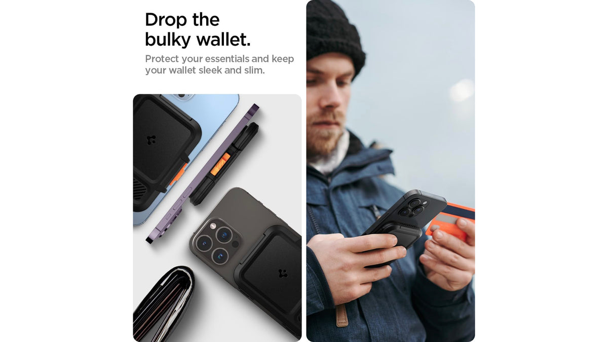 Spigen iPhone Lock Fit Wallet with MagSafe