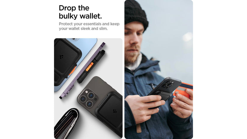 Spigen iPhone Lock Fit Wallet with MagSafe