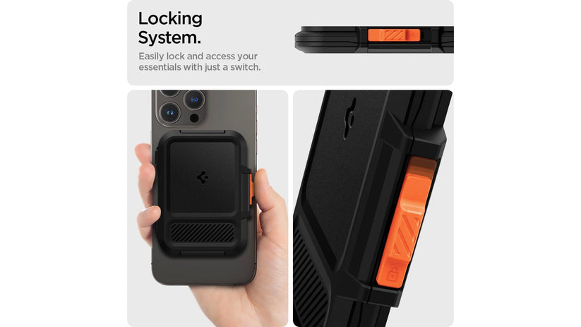 Spigen iPhone Lock Fit Wallet with MagSafe
