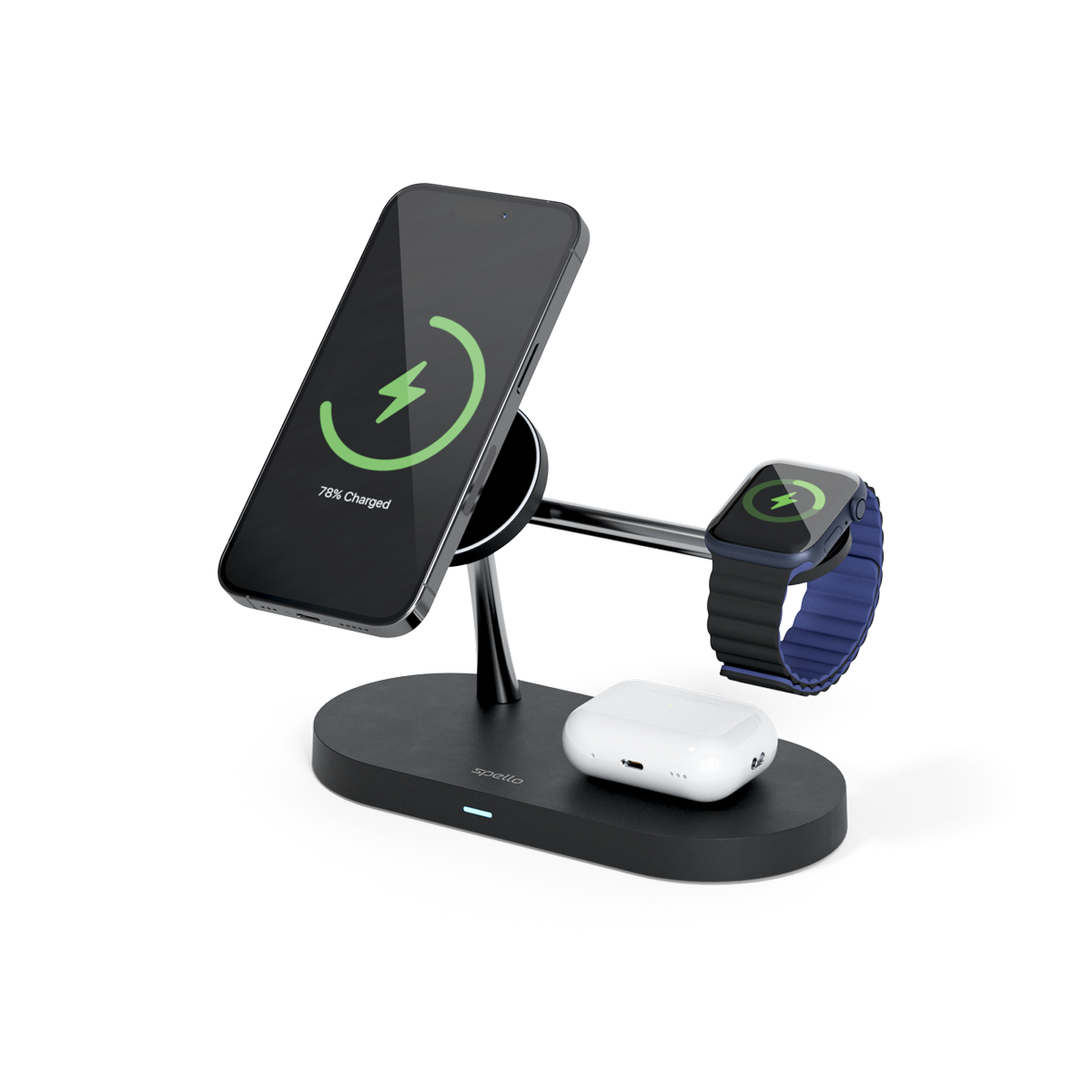 Spello 3in1 Magnetic Wireless Charging Stand