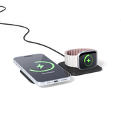 Spello 2in1 Portable Wireless Charger in Black