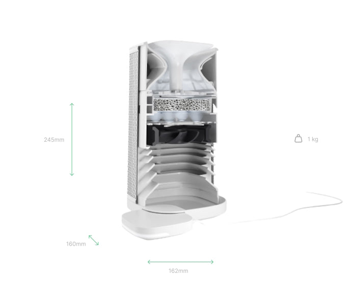 Vitesy  Eteria: Compact Air Purifier