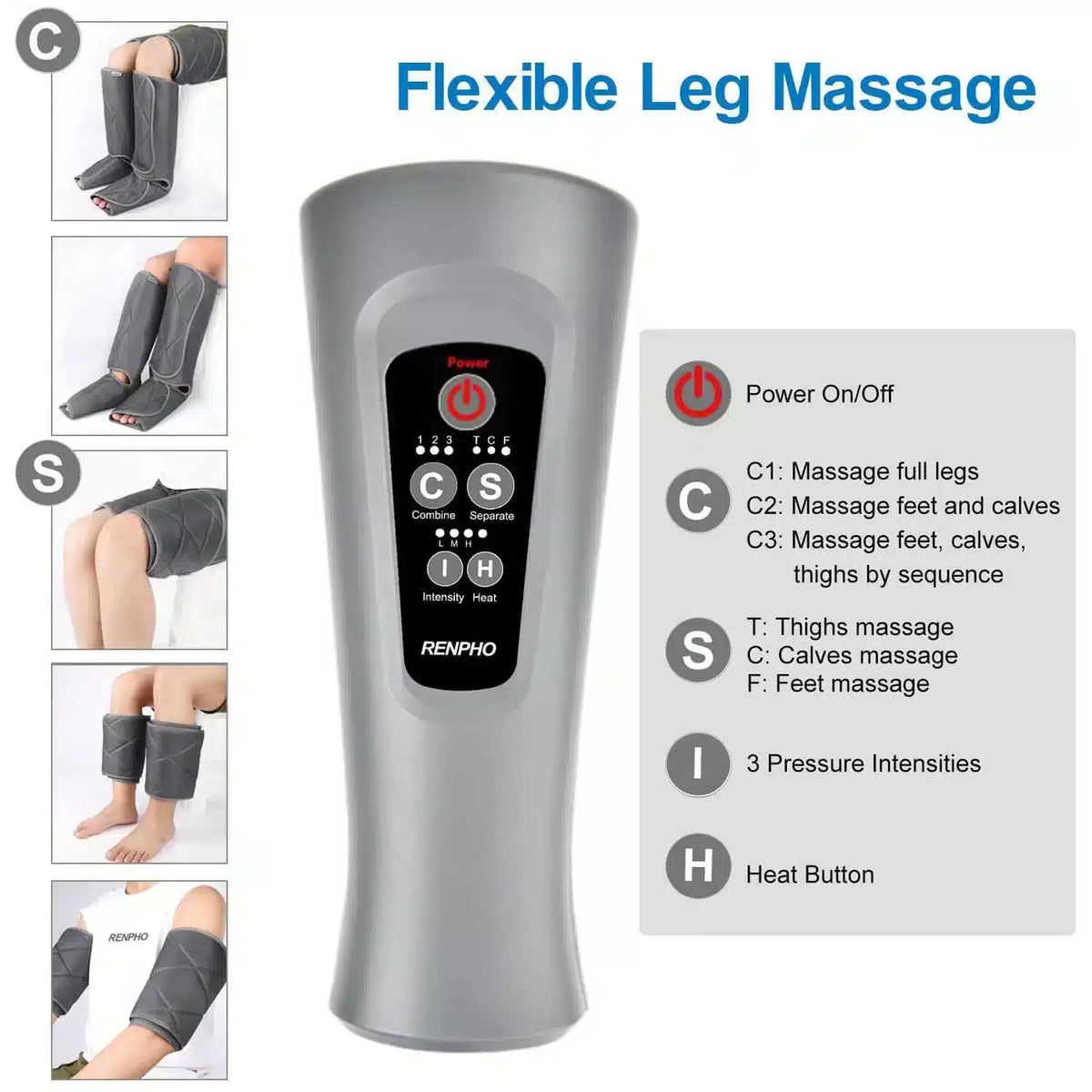 RENPHO Aeria Ultimate Thermal 2 Leg Air Compression