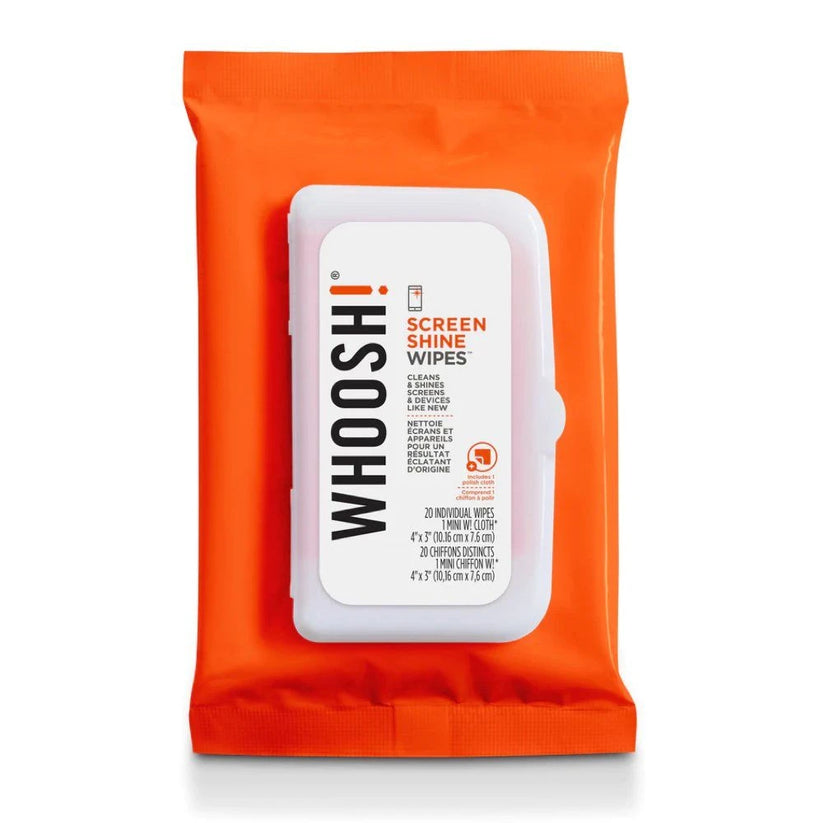 Whoosh Screen Shine Wipes (20 Pack)