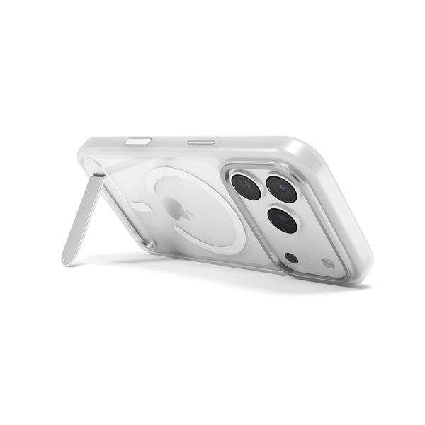 Epico HeroStand Pro Mag+ Case 18 Pro Max foldable stand - transparent matte