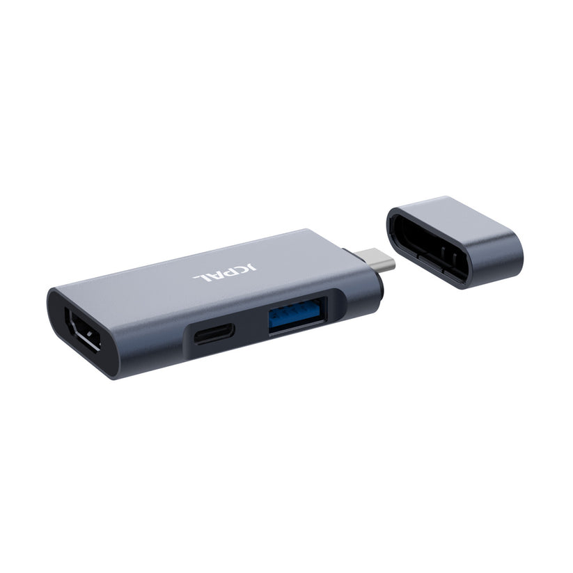 JCPal USB-C 3-in-1 Travel Hub