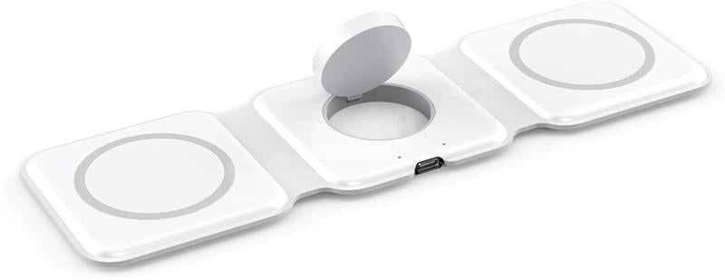 Spello 3in1 Portable Wireless Charger in White
