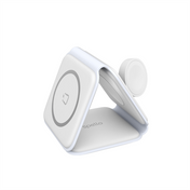 Spello 3in1 Portable Wireless Charger in White