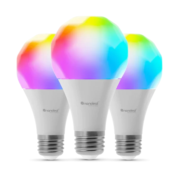 Nanoleaf Essentials HomeKit A19 | E27 Smart Bulb (3 Pack)