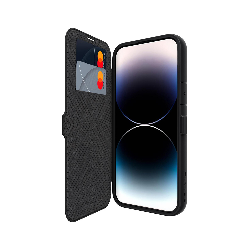 Raptic ETUI FOLIO URBAN – Custodia A Libro Per IPhone 13 Pro Max | Pelle, Portafoglio, Chiusura Magnetica