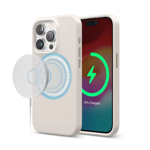 Elago Magnetic Silicone Case for iPhone 15 Series