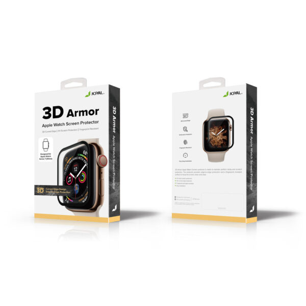 JCPal Armor 3D Apple Watch Screen Protector for Apple Watch Series 10