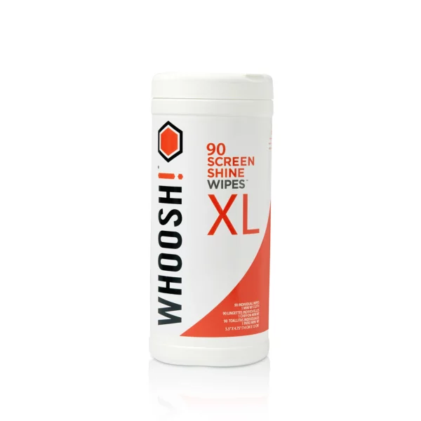 Whoosh Screen Shine Wipes Canister (90 pieces)