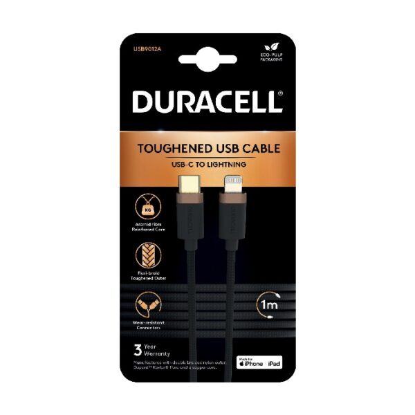 Duracell Usb-C To Lightning 1M Braided