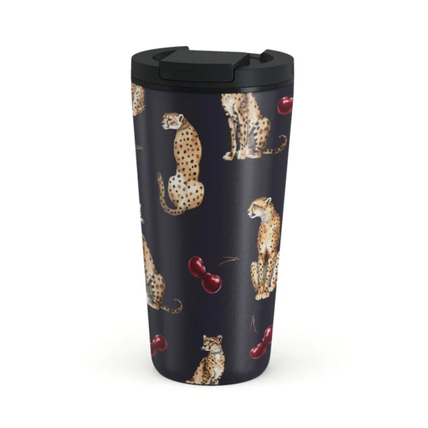 Burga - Coffee cup Flap lid,Cougar