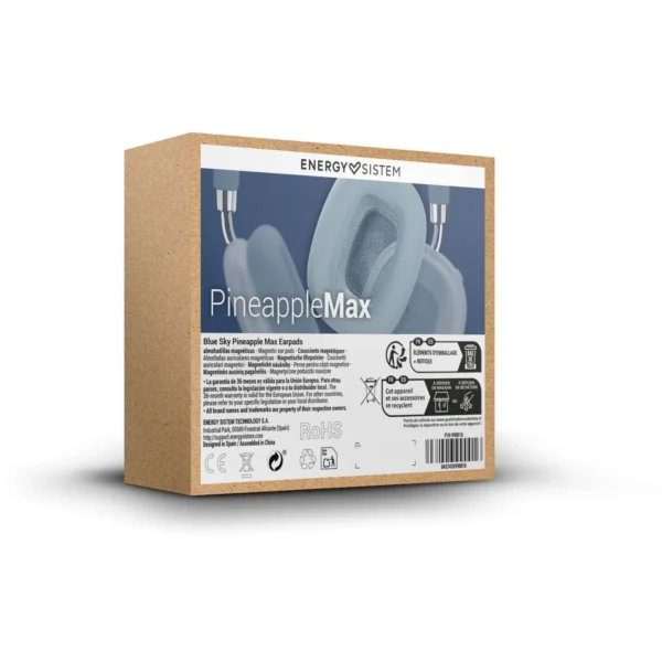 Energy Max Earpads Pineapple Blue Sky