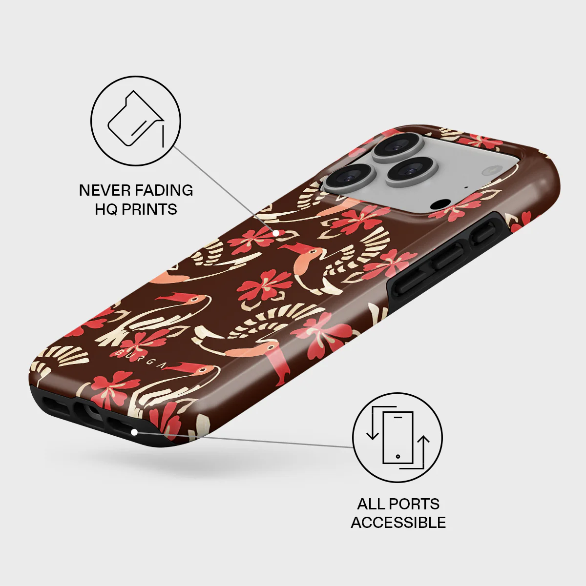 iphone17pro ケース　burga ブルガ　チェリー Cherry - iPhone 17 Pro Case | BURGA